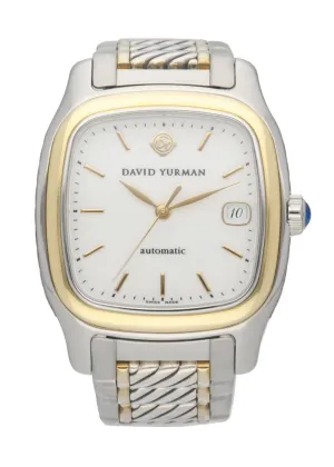 David Yurman T301-LS8 Steel Silver & Yellow Gold Thoroughbred Watch