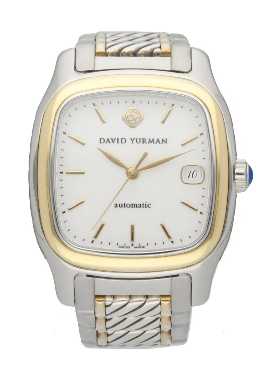 David Yurman T301-LS8 Steel Silver & Yellow Gold Thoroughbred Watch