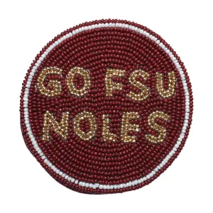 Desden Go FSU Noles Beaded Button