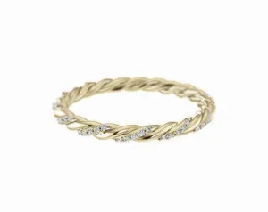 Diamond Twist Ring