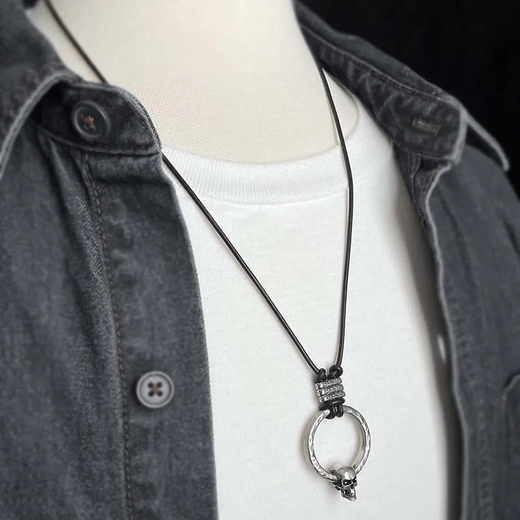 Draven Skull and Ring Pendant