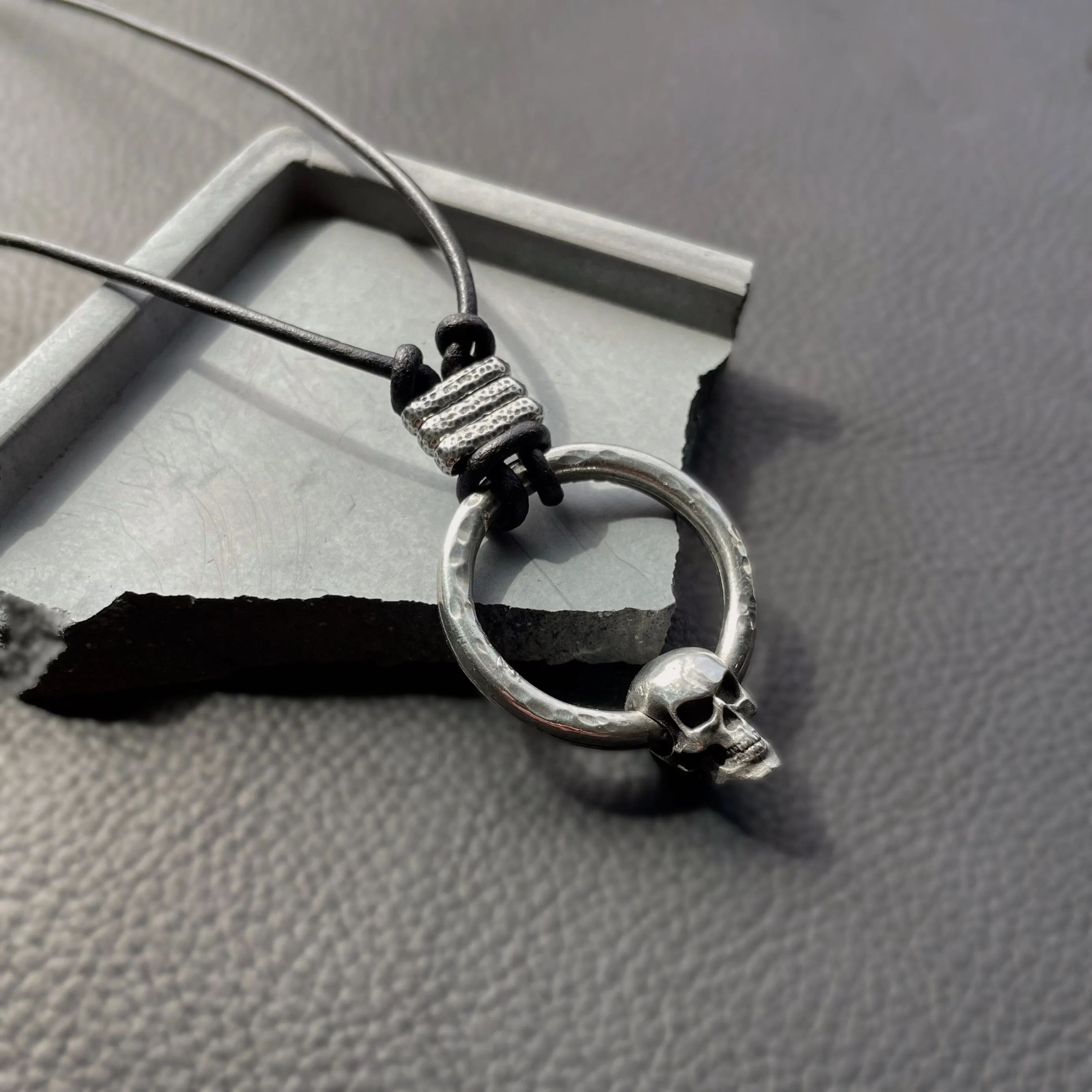 Draven Skull and Ring Pendant