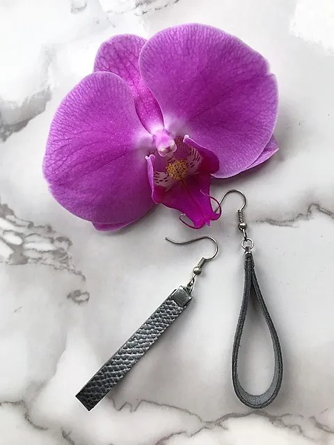 Droplet necklace and earrings