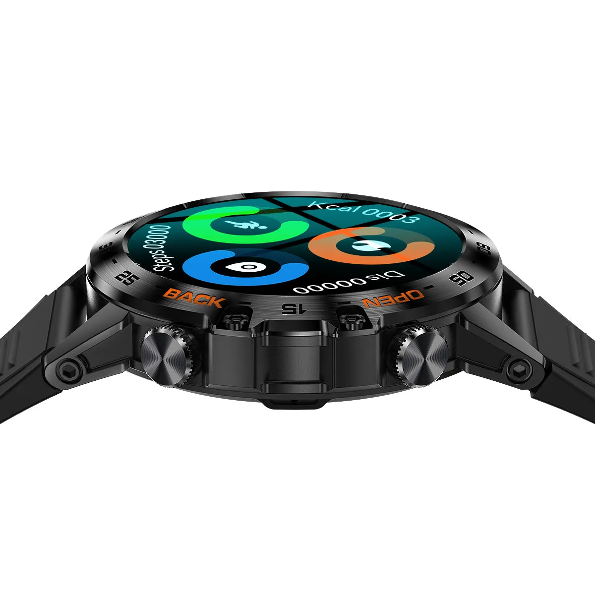 EIGIIS K52 Smart Watch for Men Answer/Make Calls 1.39-Inch Smartwatch Voice Assistant Notification Fitness Watch Fitness Tracker Pedometer Watch with Heart Rate Monitor Sleep Tracker 100  Training Modes for Android iOS