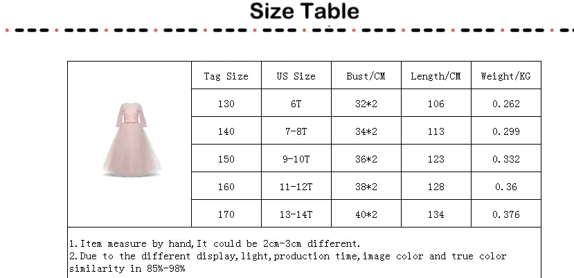 Elegant Pink Lace Flower Princess Dress for Girls: Perfect for Eid Celebrations