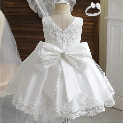 Elegant Pink Princess Dress for 12 Month Old Baby Girl's First Birthday