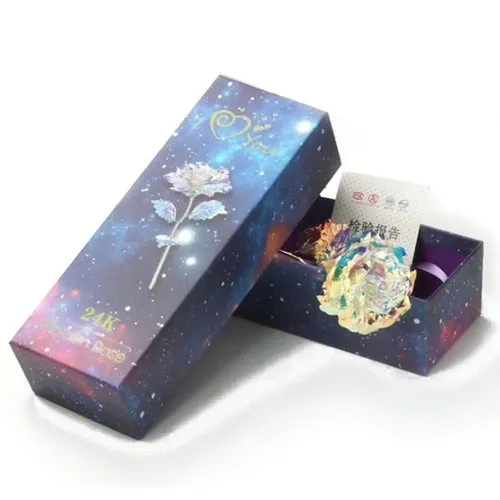 Enchanted Galaxy LED Preserved Rose Beauty and the Beast Glass Dome