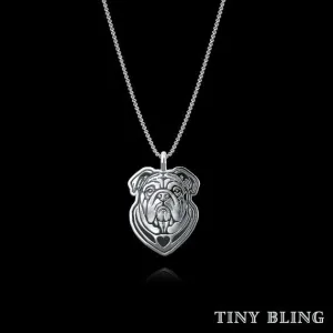 English Bulldog Breed Jewelry Necklace
