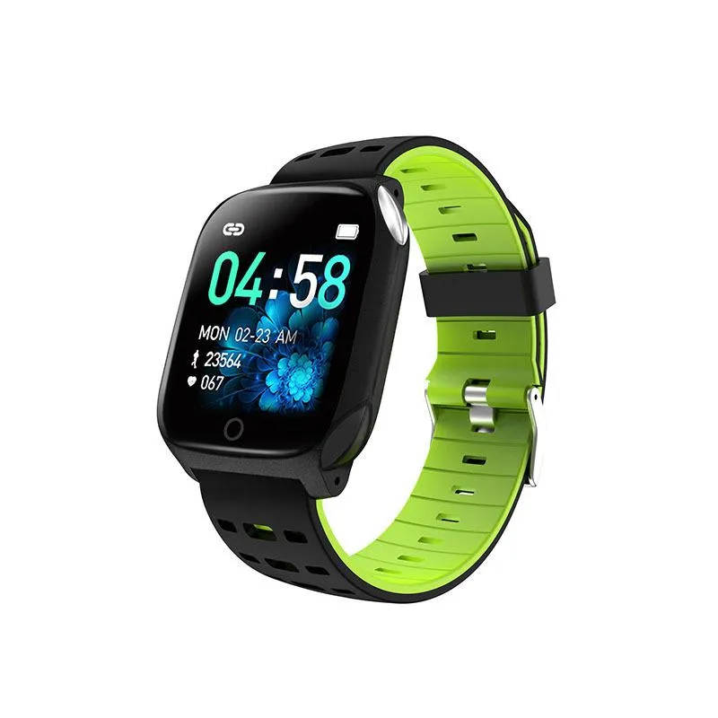 F16 ECG   PPG Health Electrocardiogram Heart Rate Blood Pressure Blood Oxygen Sleep Monitor Waterproof Smart Bracelet