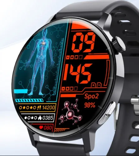 F67Pro NEW Health monitoring,non-invasive blood sugar,body temperature,heart rate,blood oxygen,automatic measurement,ECG,blood lipid analysis Smart Watch