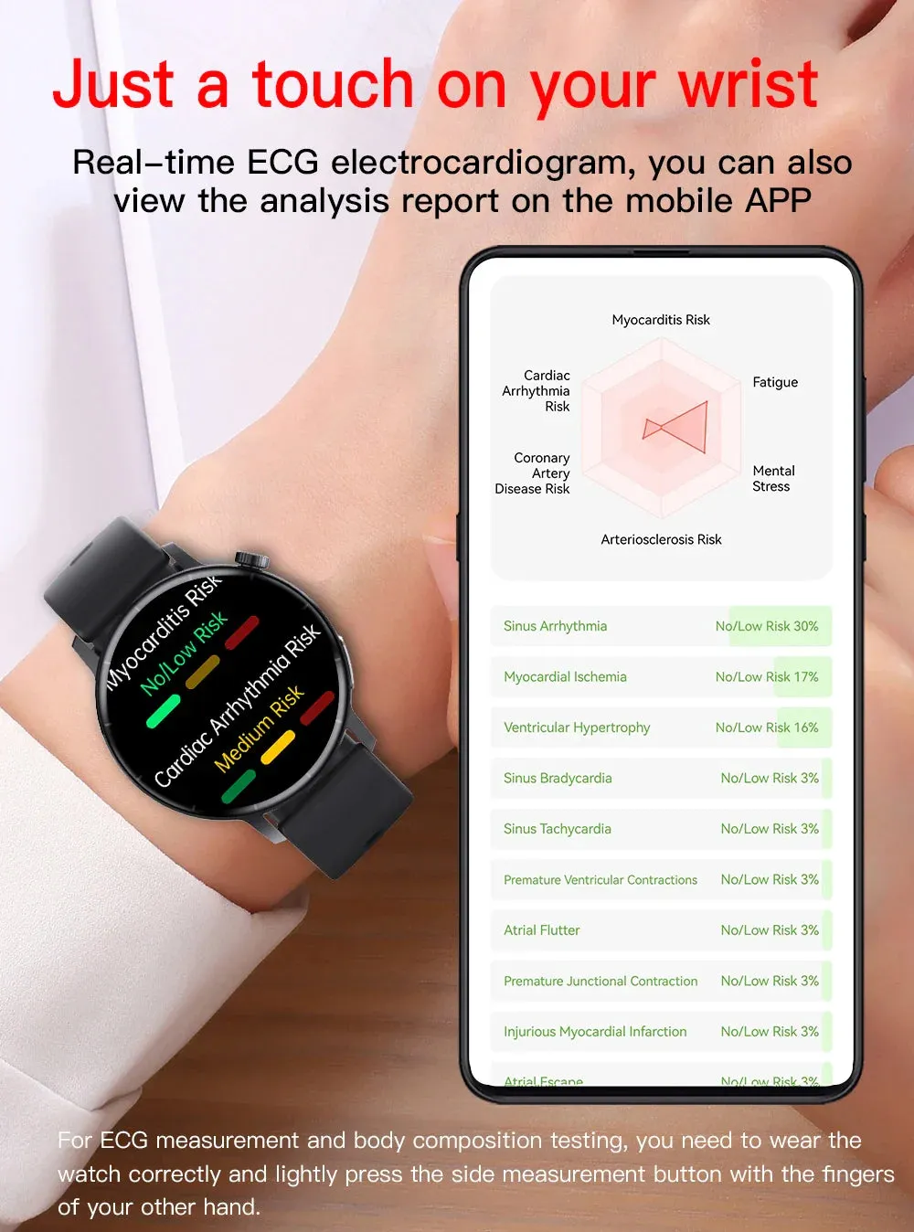 F67Pro NEW Health monitoring,non-invasive blood sugar,body temperature,heart rate,blood oxygen,automatic measurement,ECG,blood lipid analysis Smart Watch