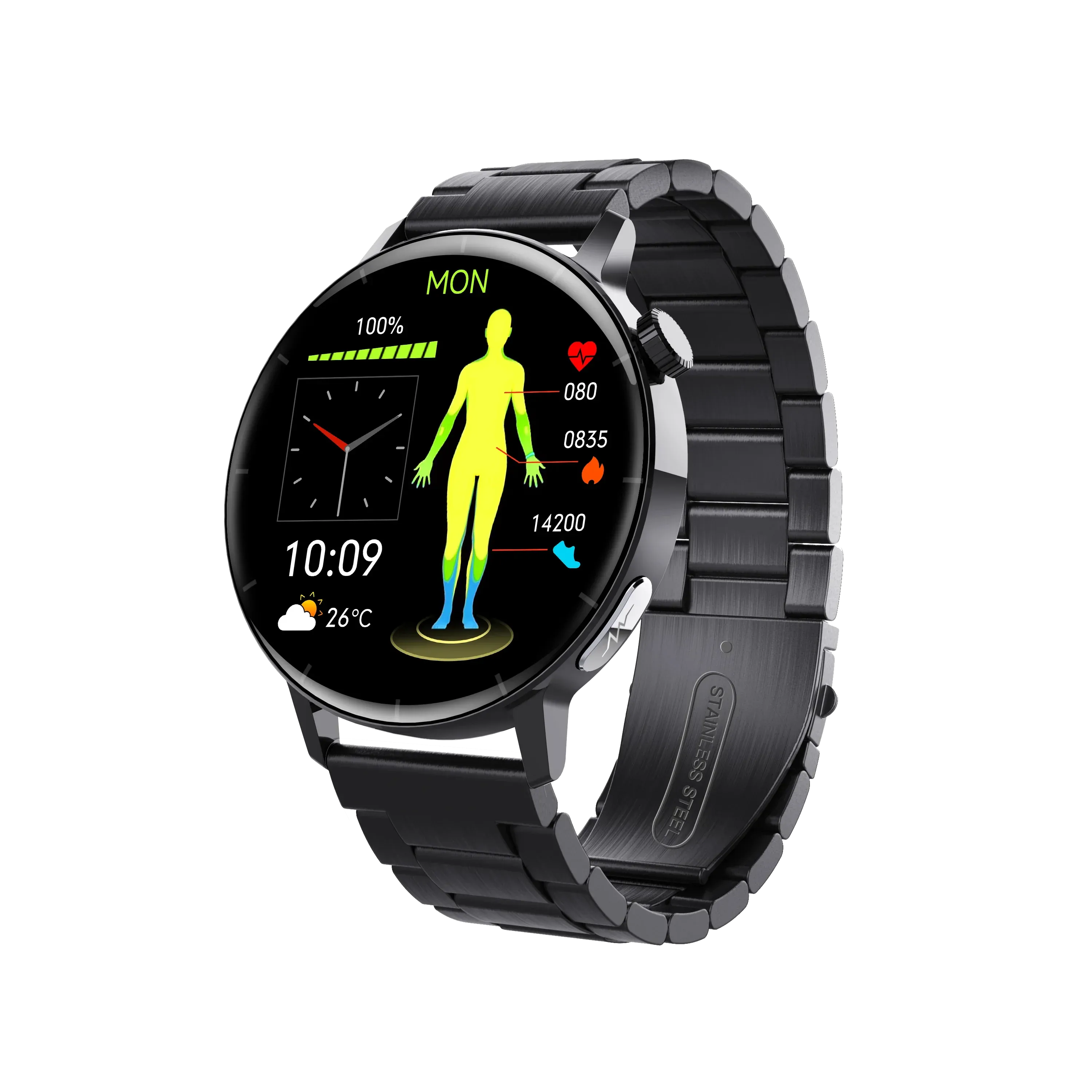 F67Pro NEW Health monitoring,non-invasive blood sugar,body temperature,heart rate,blood oxygen,automatic measurement,ECG,blood lipid analysis Smart Watch