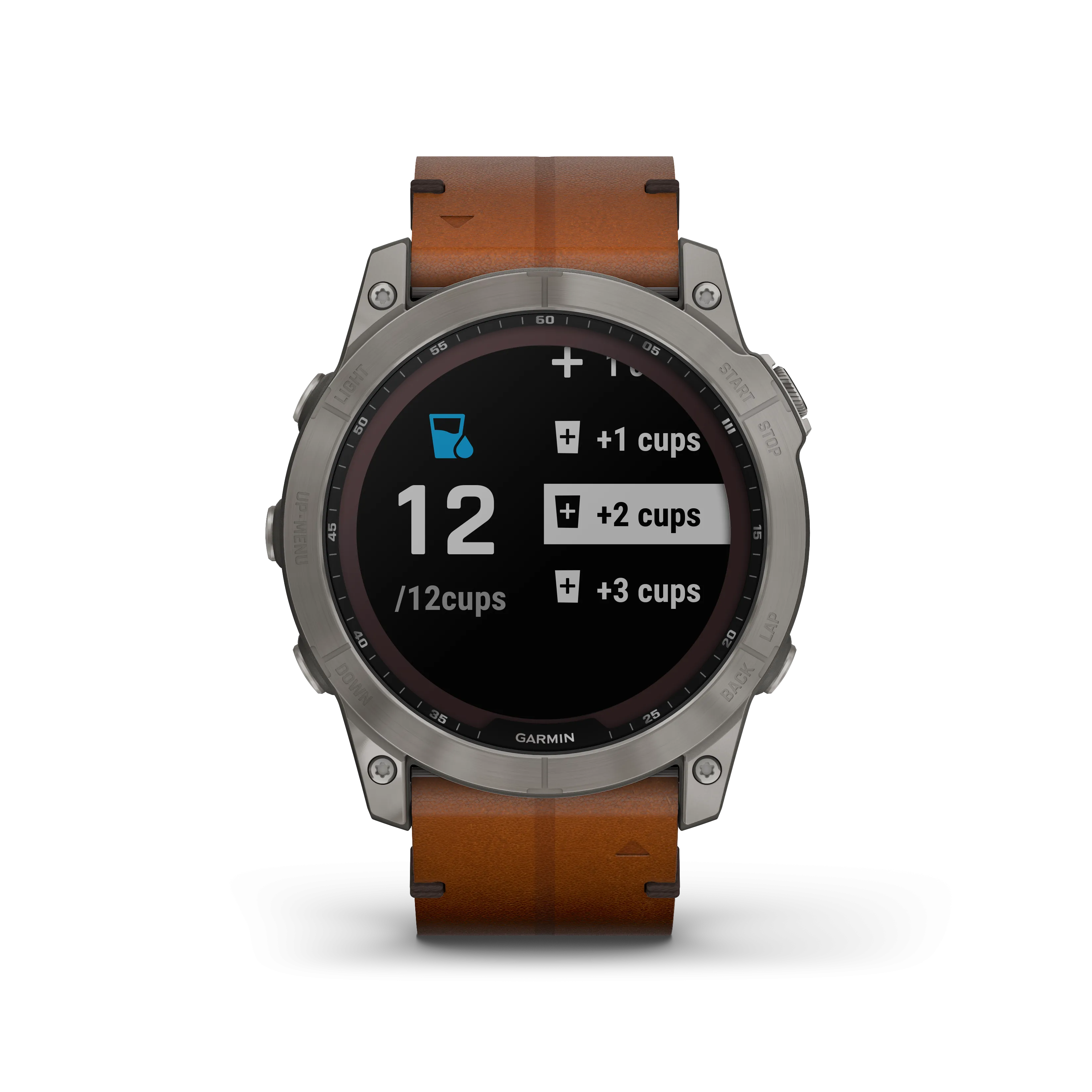 Fenix 7X Sapphire Bare Titanium With Leather Band