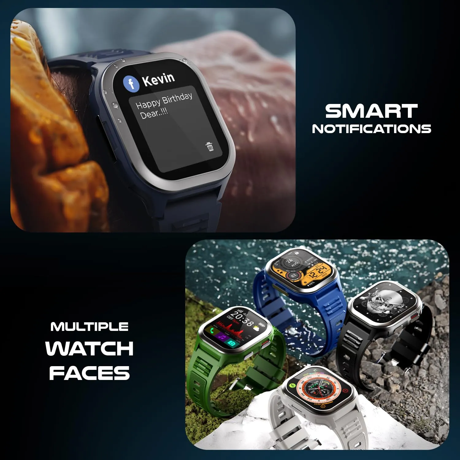 Fire-Boltt 4G Pro Volte Calling Smart Watch- 2.02” TFT Display, 4G Nano-SIM GPS, Health Suite, Sports Modes, 400mAh Battery (Gray)