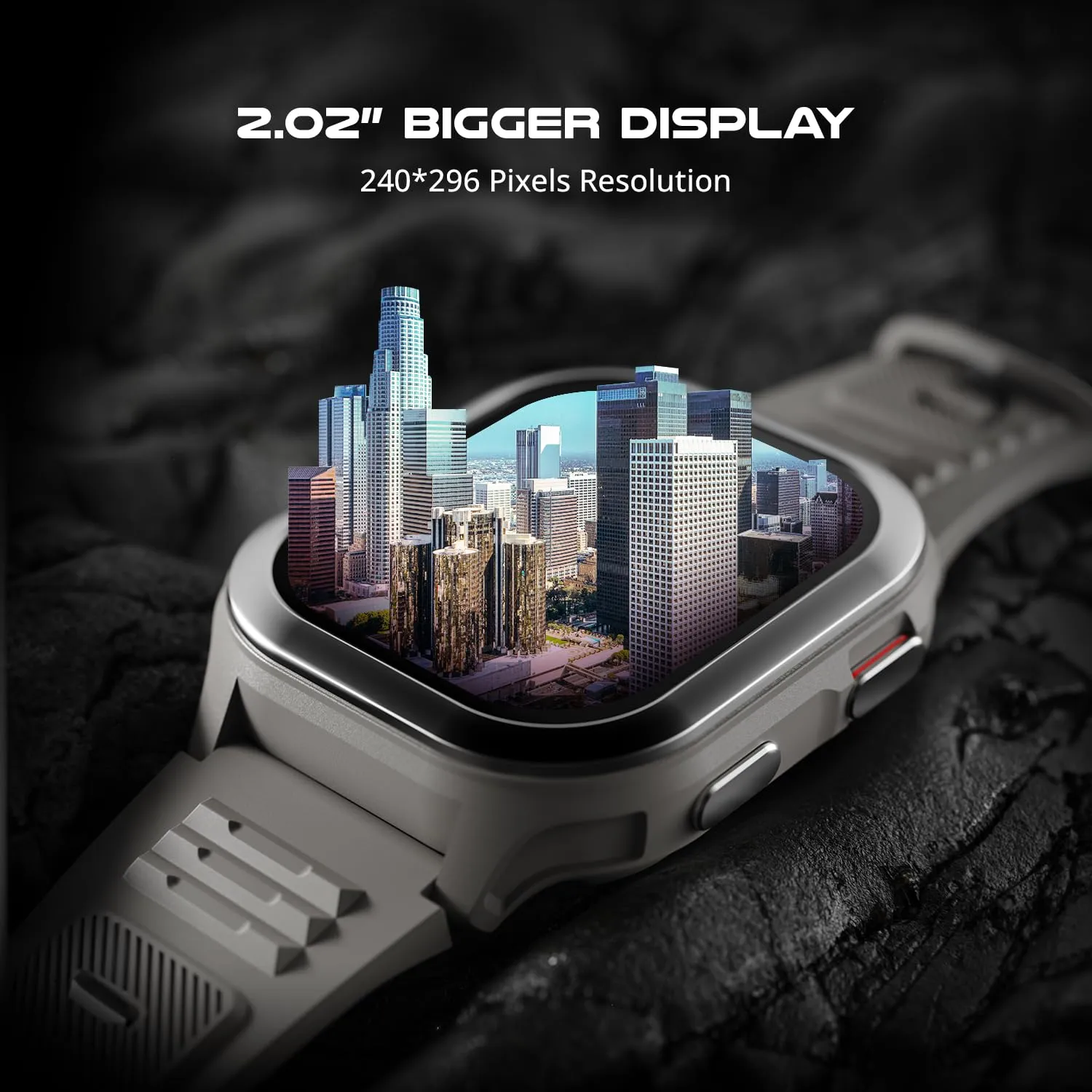 Fire-Boltt 4G Pro Volte Calling Smart Watch- 2.02” TFT Display, 4G Nano-SIM GPS, Health Suite, Sports Modes, 400mAh Battery (Gray)