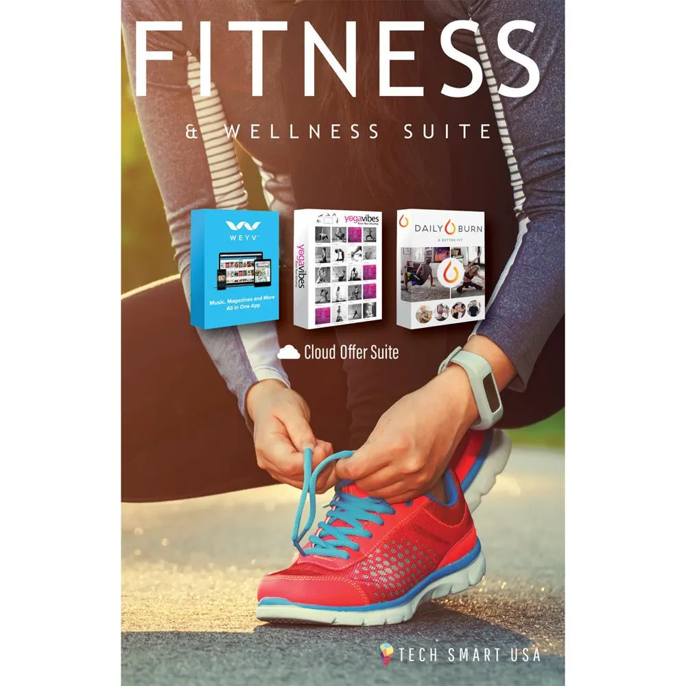 Fitbit Inspire 3 Health & Fitness Tracker, Morning Glow/Black w/ Fitness Bundle
