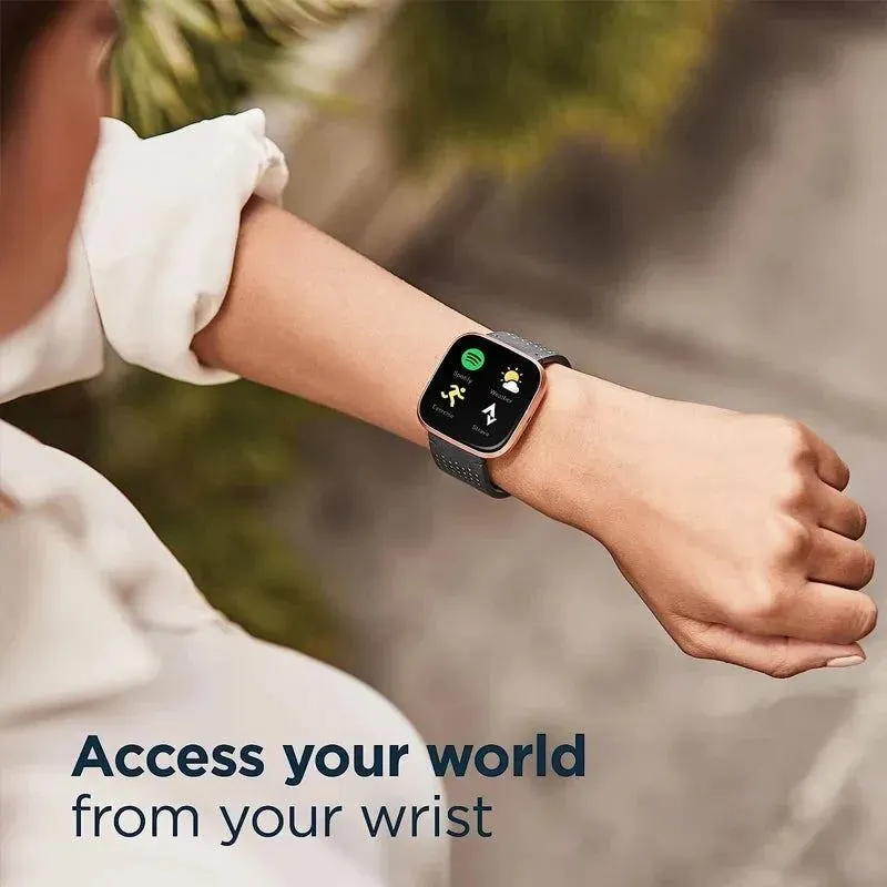 Fitbit Versa 2 Health and Fitness Smartwatch Heart Rate/Music/Alexa Built-In/Sleep Swim Tracking Sport Watch for IOS/Android
