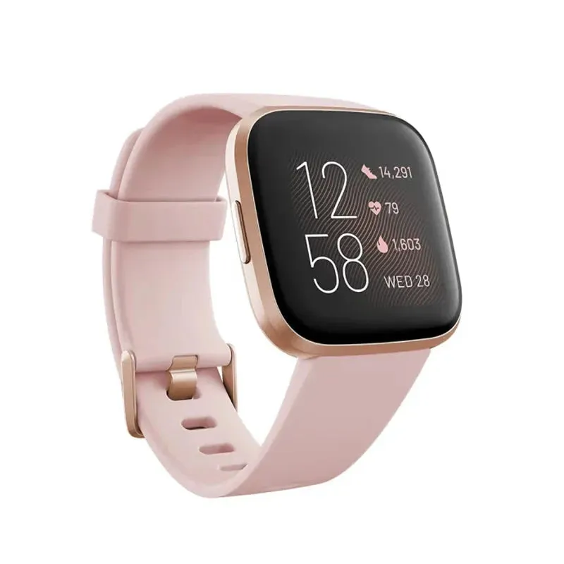 Fitbit Versa 2 Health and Fitness Smartwatch Heart Rate/Music/Alexa Built-In/Sleep Swim Tracking Sport Watch for IOS/Android