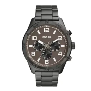 Fossil Brox Gents Multifunction Smoke Stainless Steel Watch