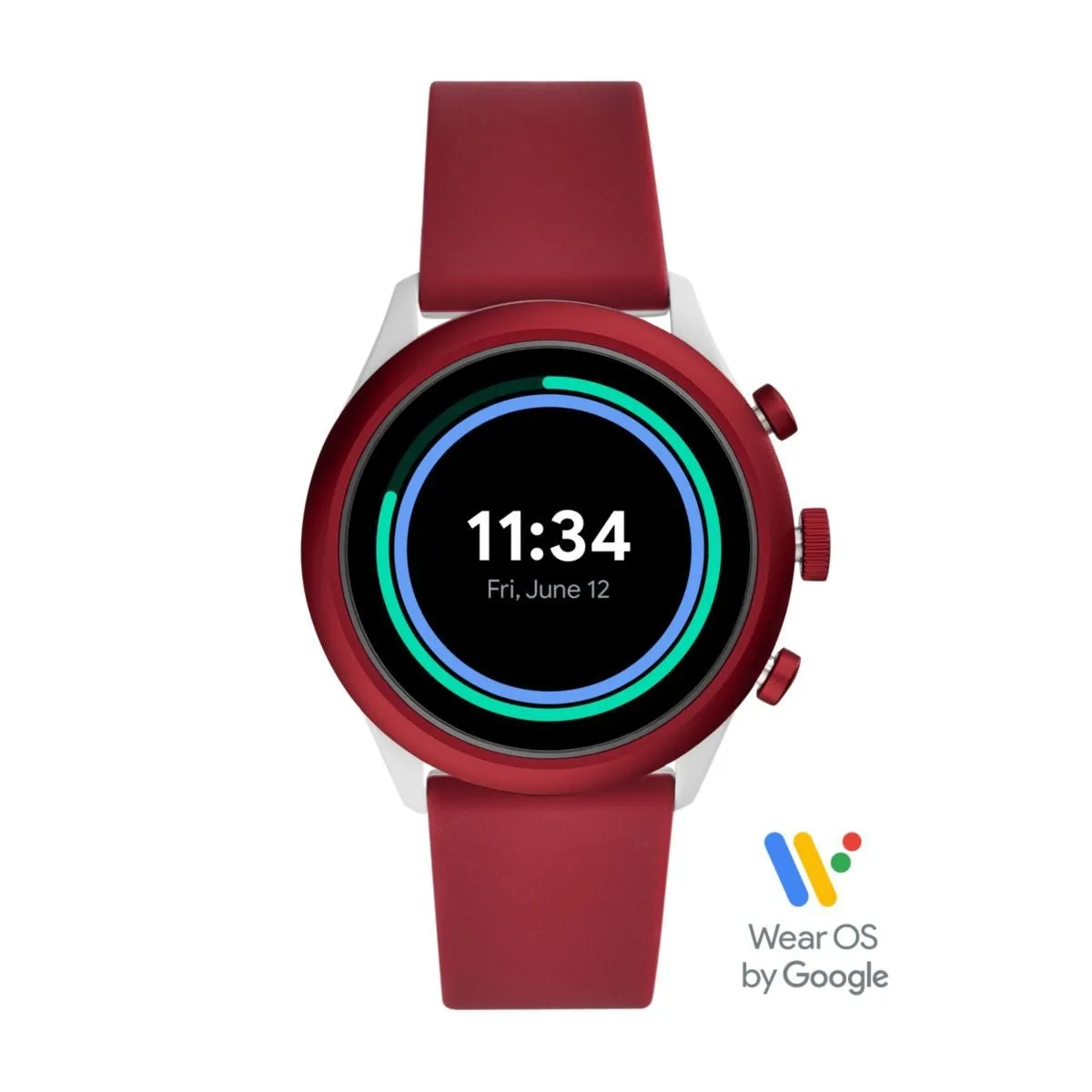 Fossil FTW4033 Red Gen 4 Sport Smartwatch