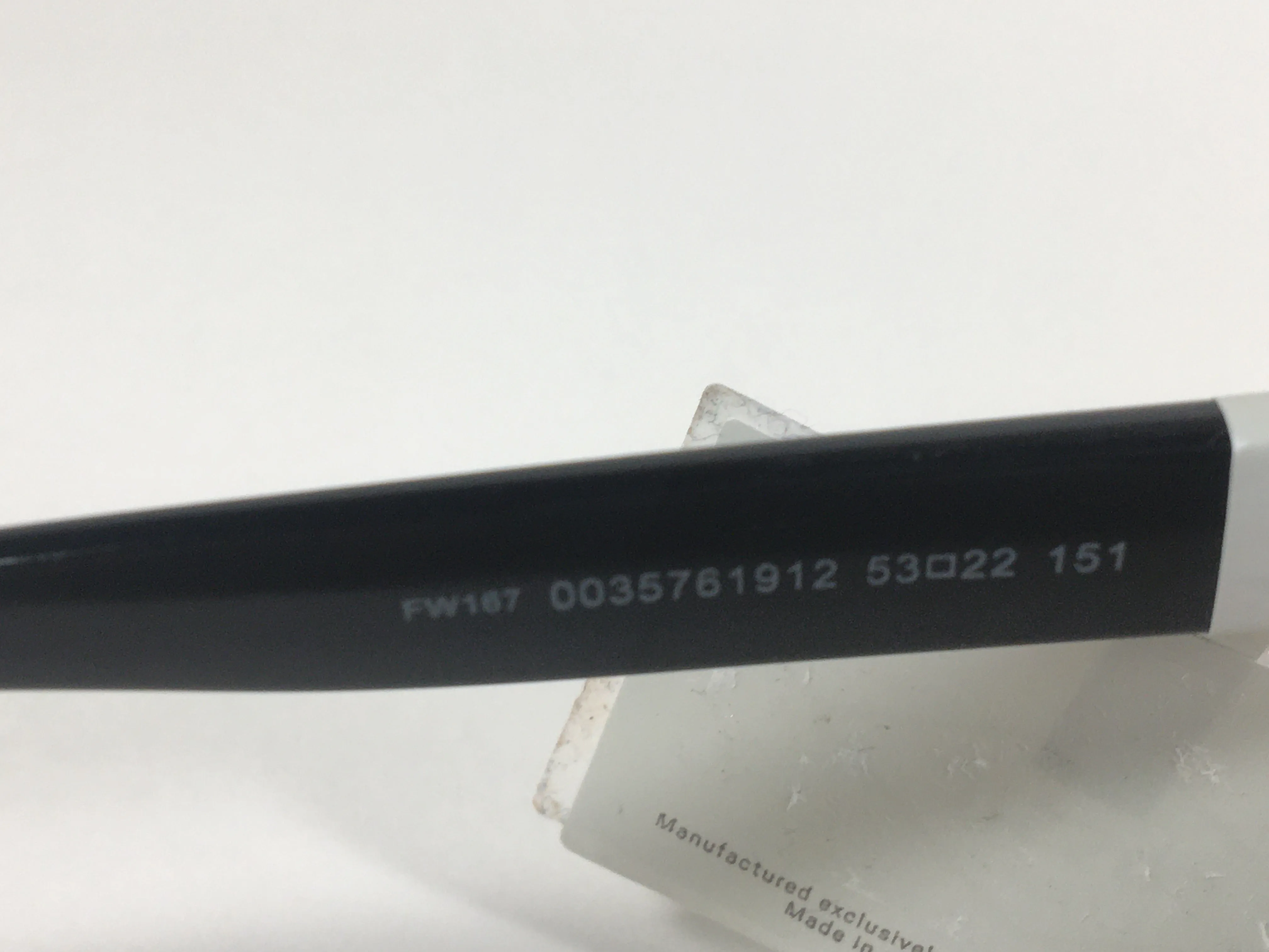 Fossil Large Square Sunglasses Black Gloss Frame Solid Gray Lens FW167