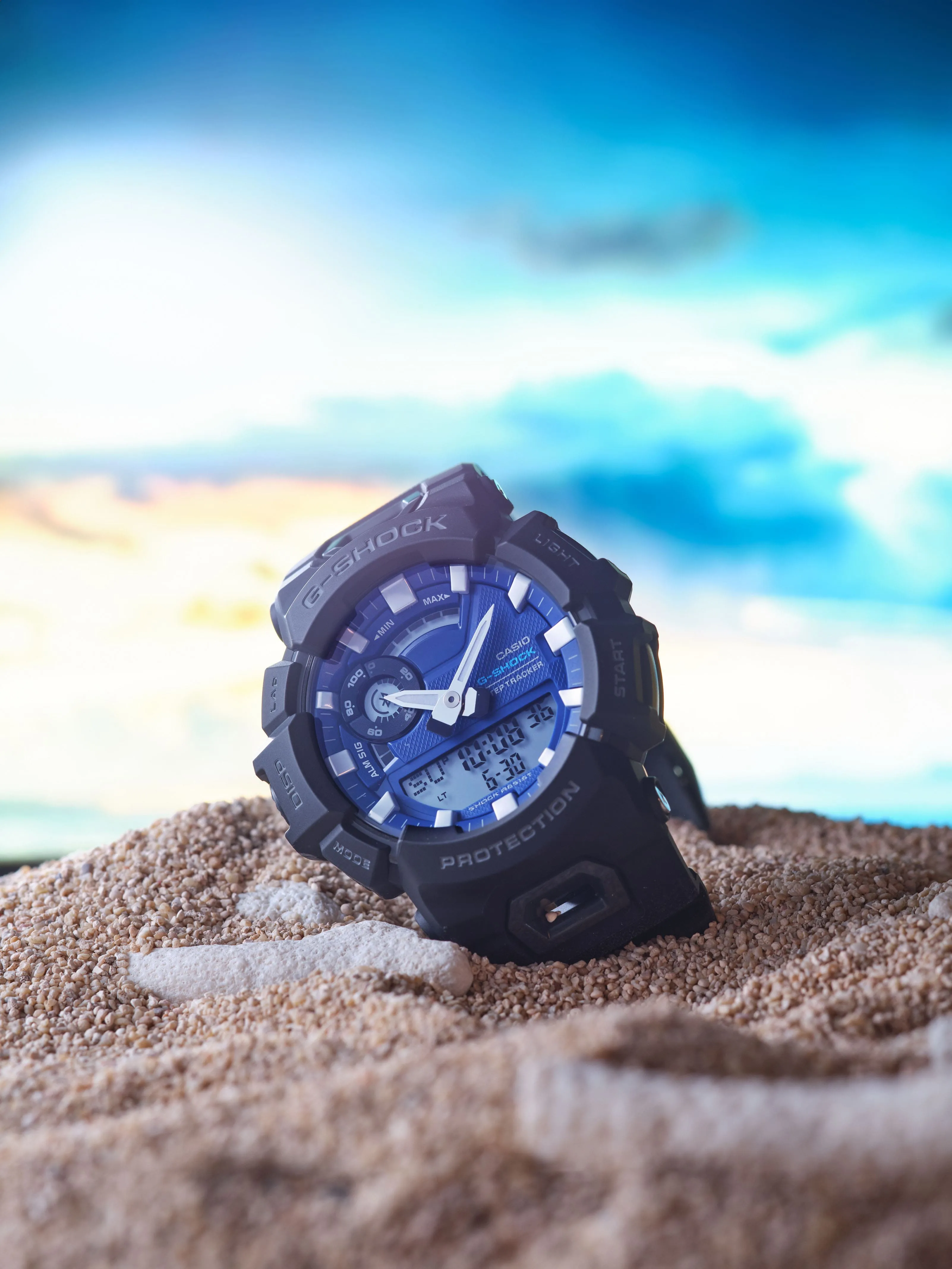 G-Shock GBA900CB-1A Cool Breeze Ana-Digi Silver Vapor Black