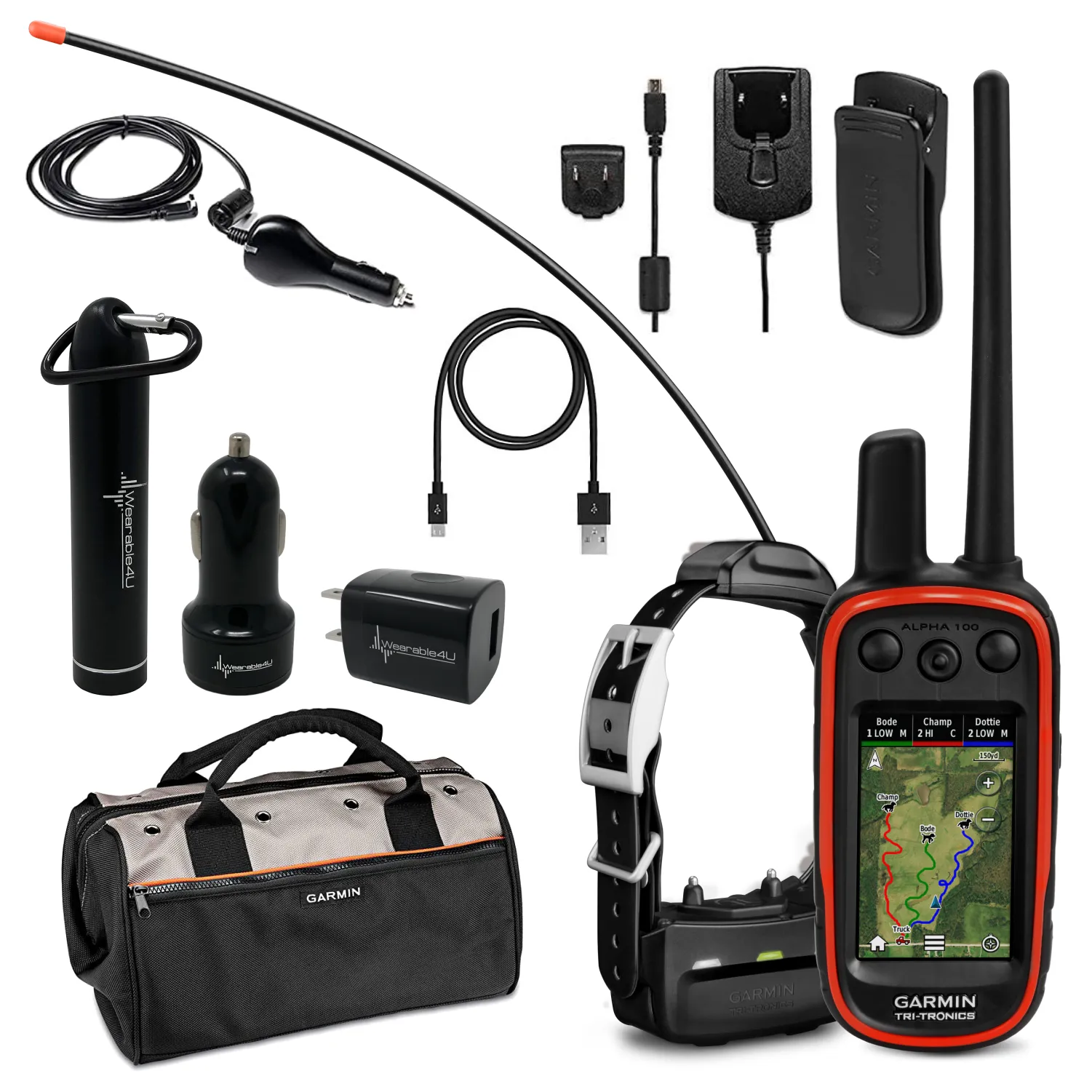 Garmin Alpha 100 GPS Track and Train Handheld Only or w/ Collar Bundle