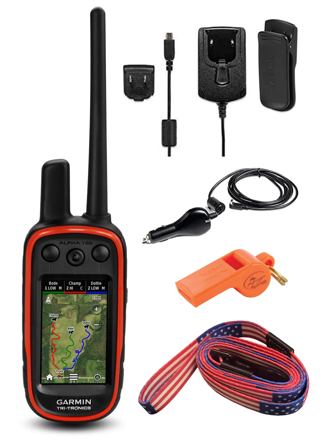 Garmin Alpha 100 GPS Track and Train Handheld Only or w/ Collar Bundle