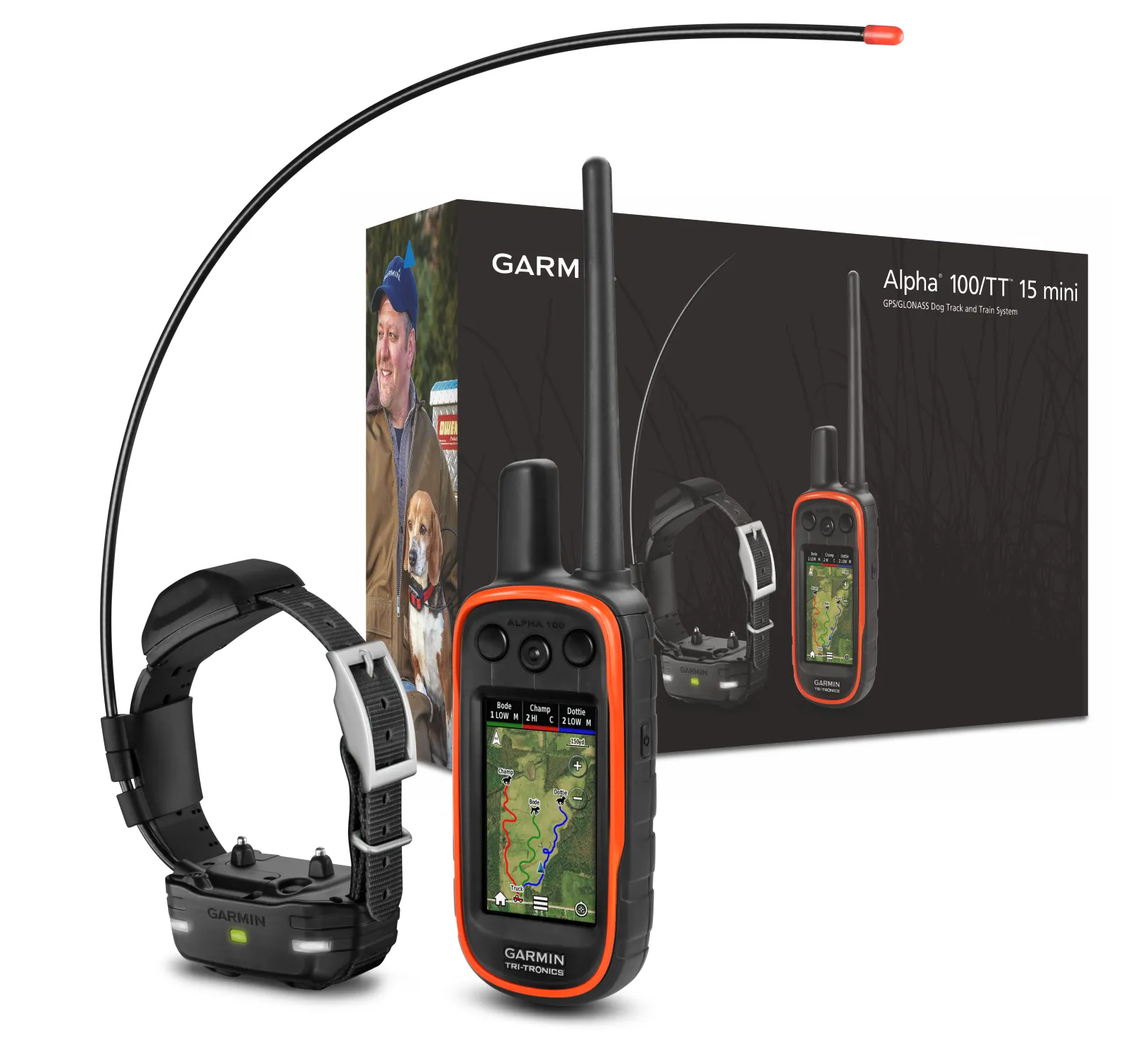 Garmin Alpha 100 GPS Track and Train Handheld Only or w/ Collar Bundle