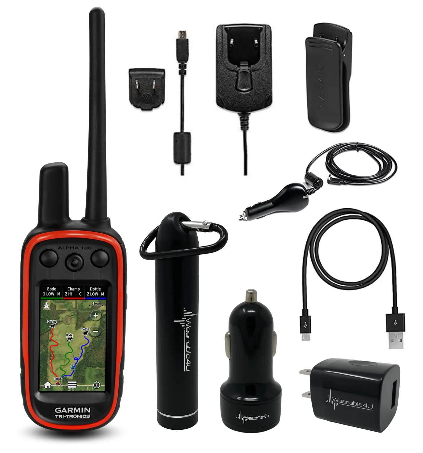 Garmin Alpha 100 GPS Track and Train Handheld Only or w/ Collar Bundle