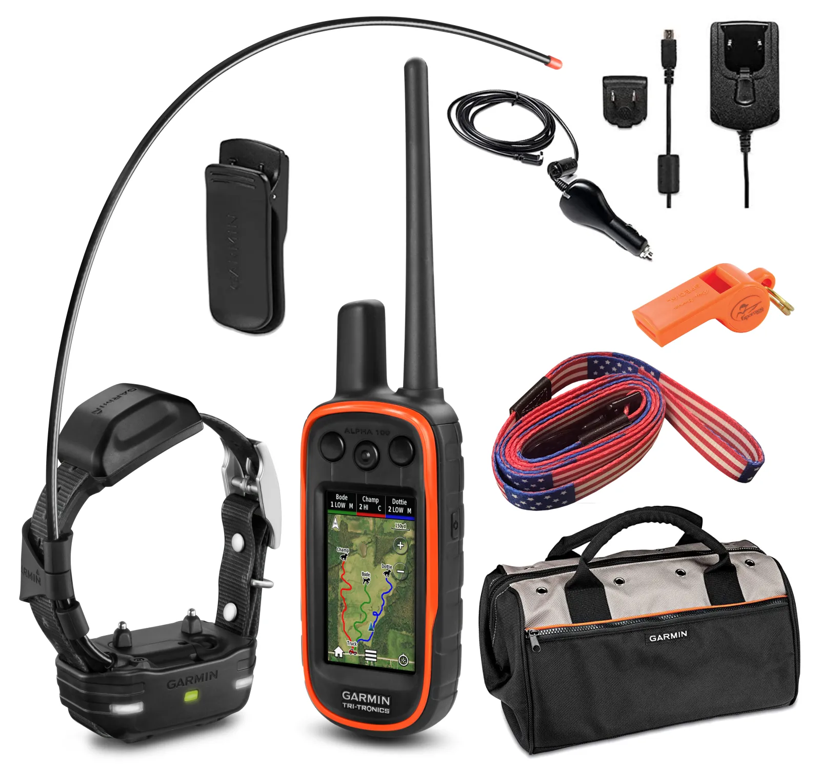 Garmin Alpha 100 GPS Track and Train Handheld Only or w/ Collar Bundle