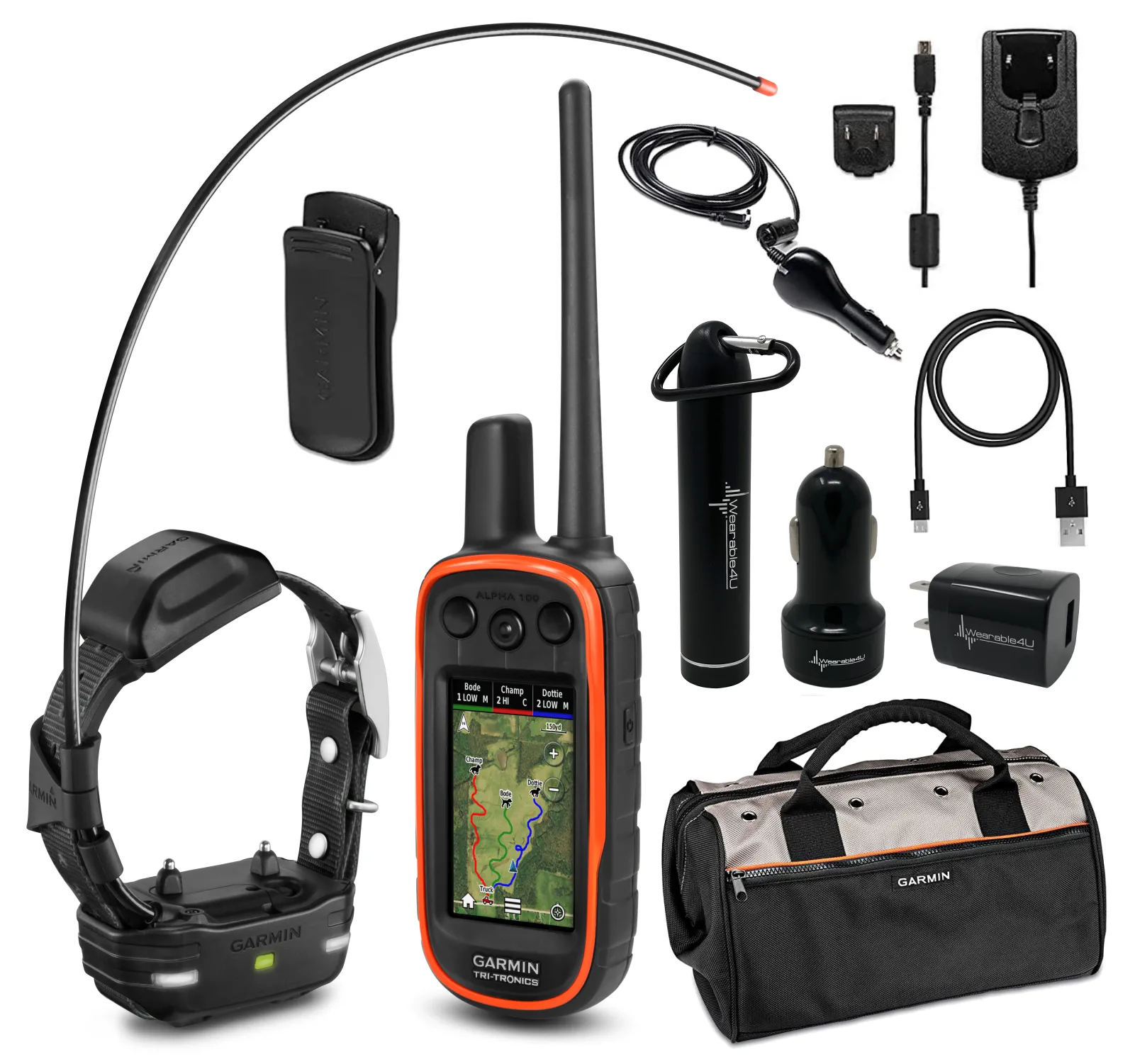 Garmin Alpha 100 GPS Track and Train Handheld Only or w/ Collar Bundle