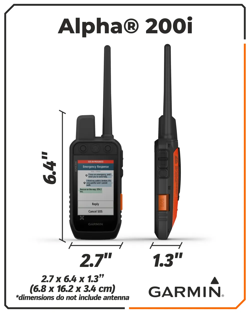 Garmin Alpha 200i GPS Track and Train Handheld Only or with Collar with Wearable4U Bundle