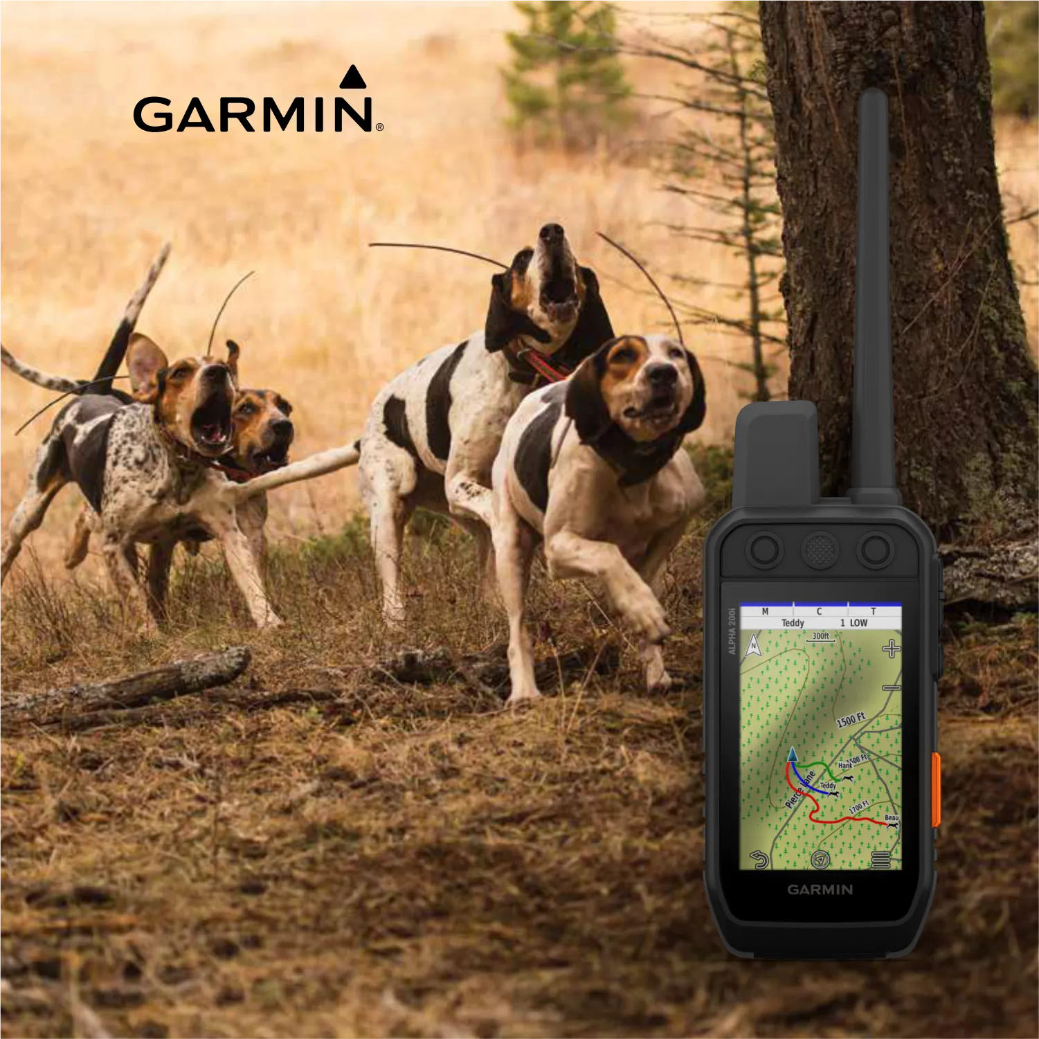 Garmin Alpha 200i GPS Track and Train Handheld Only or with Collar with Wearable4U Bundle
