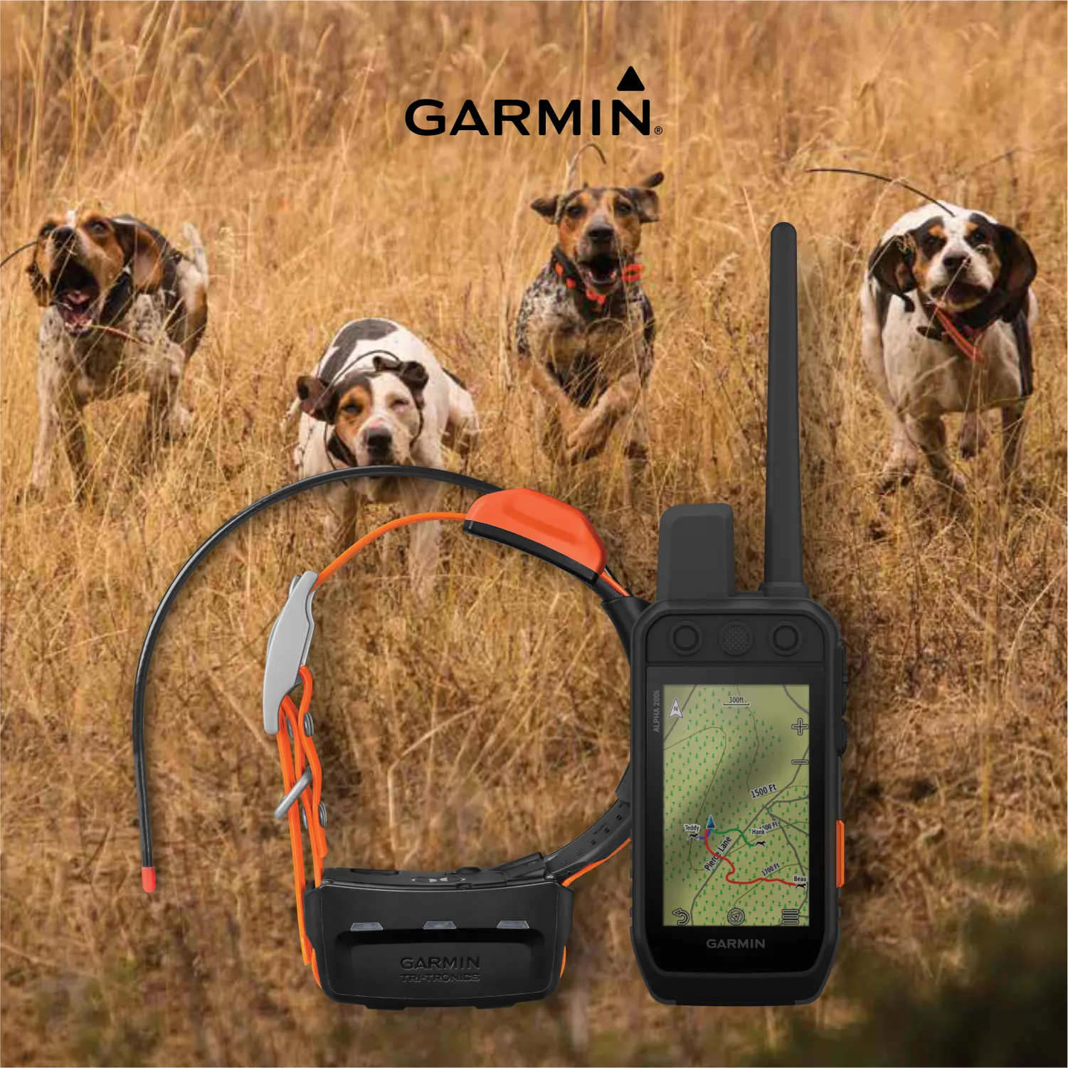 Garmin Alpha 200i GPS Track and Train Handheld Only or with Collar with Wearable4U Bundle