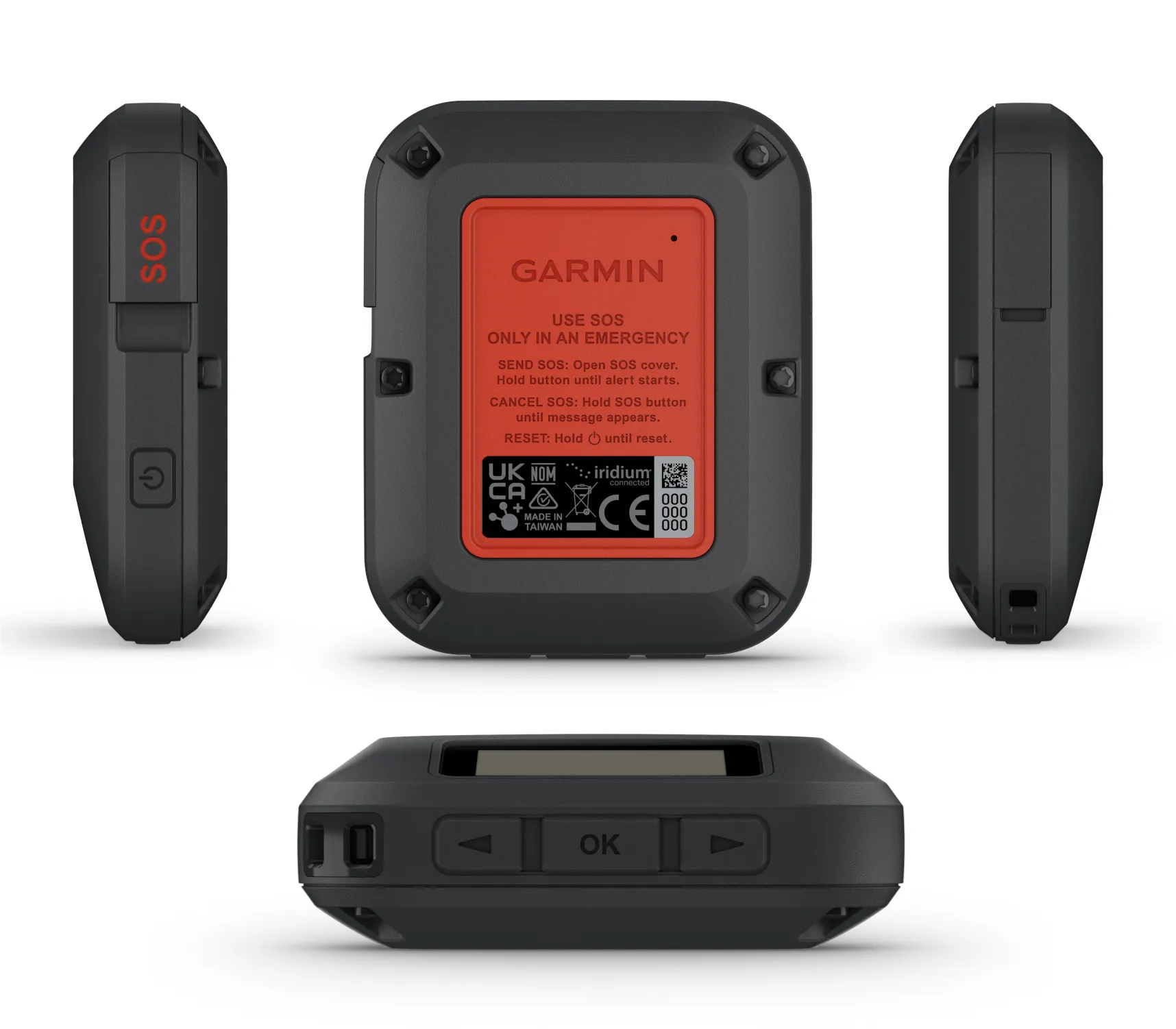 Garmin inReach Messenger Handheld Satellite Communicator, Global Two-Way Messaging with Wearable4U Power Pack Bundle