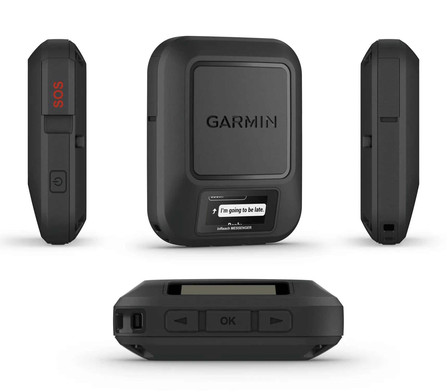 Garmin inReach Messenger Handheld Satellite Communicator, Global Two-Way Messaging with Wearable4U Power Pack Bundle