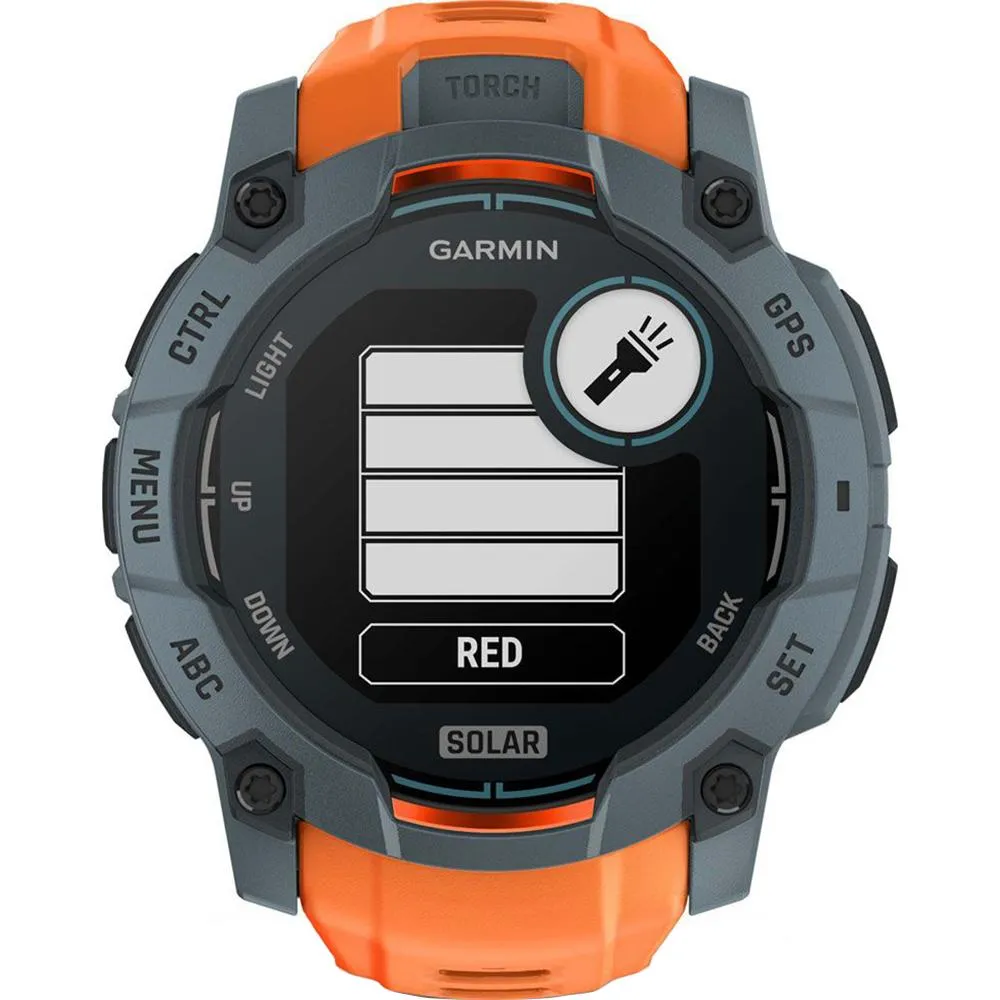 Garmin Instinct 3 - 50 mm Outdoor GPS Smartwatch, SOLAR, Twilight with Solstice Band