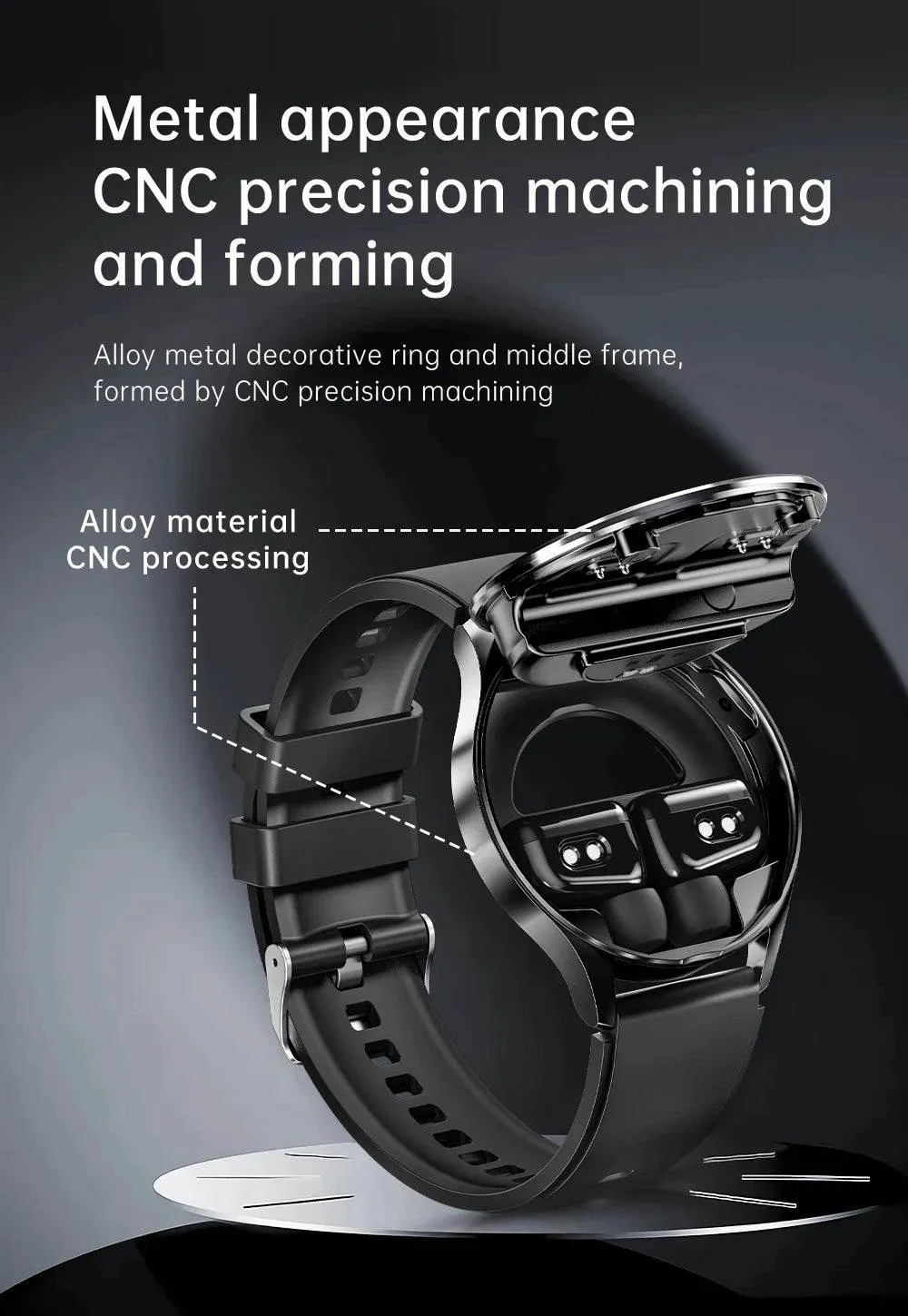 Gejian New Men's Smart Watch AMOLED Screen Heart Rate Bluetooth Call NFC Sports Tracker Waterproof Smart Watch Women