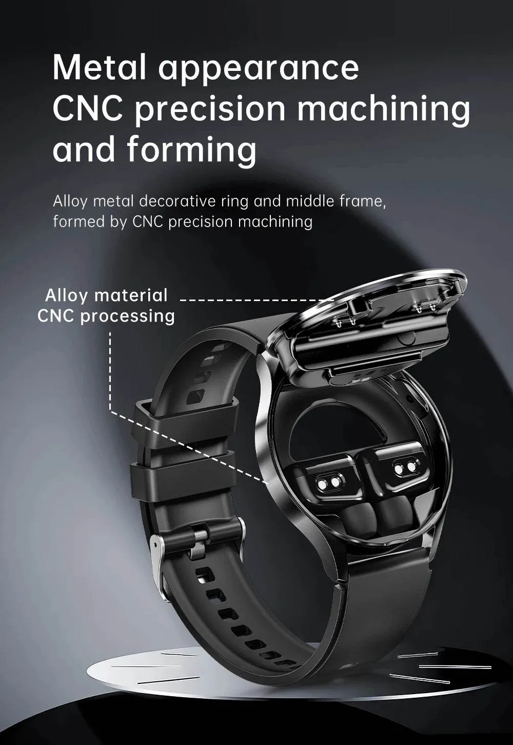 Gejian New Men's Smart Watch AMOLED Screen Heart Rate Bluetooth Call NFC Sports Tracker Waterproof Smart Watch Women