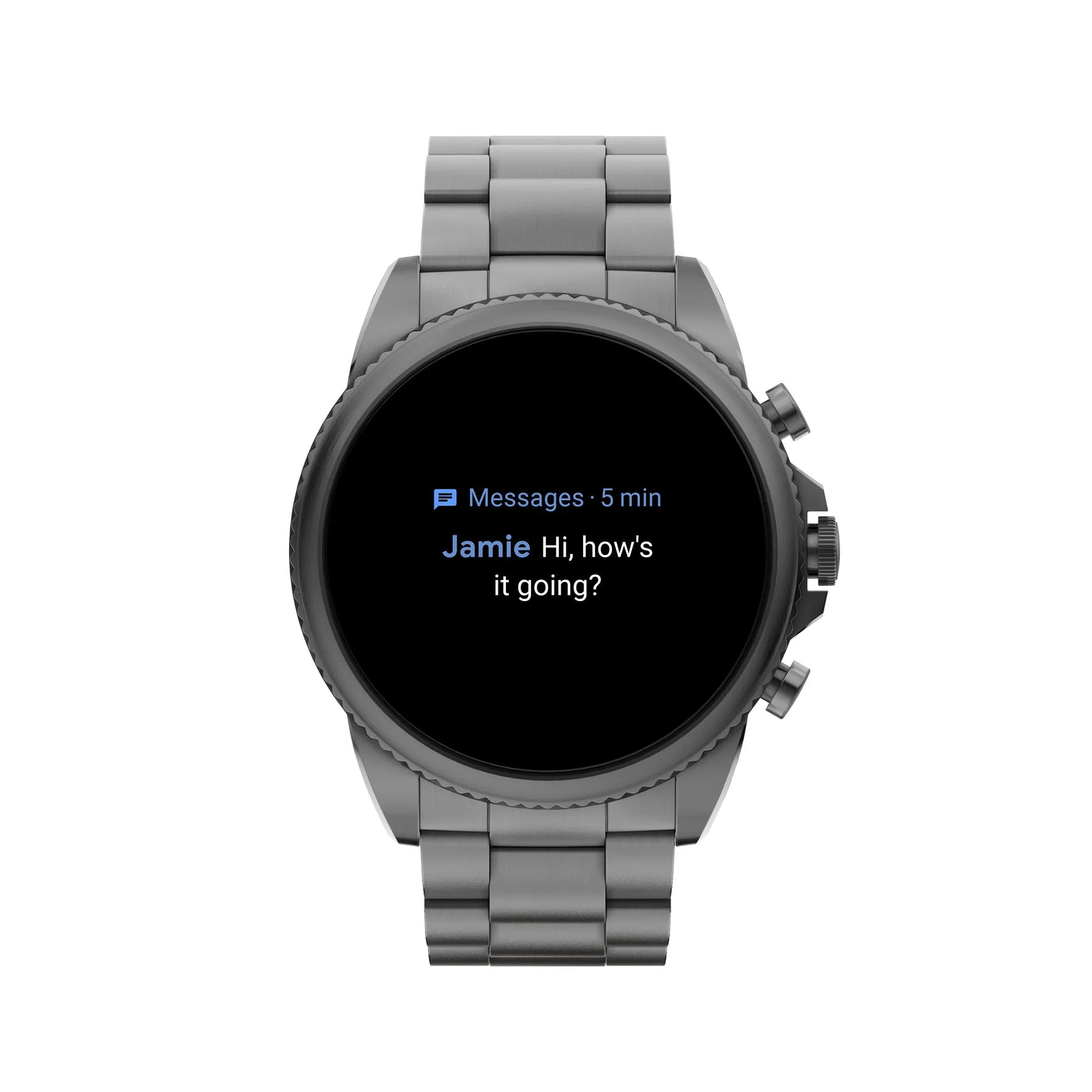 Gen 6 Smartwatch Smoke Stainless Steel FTW4059