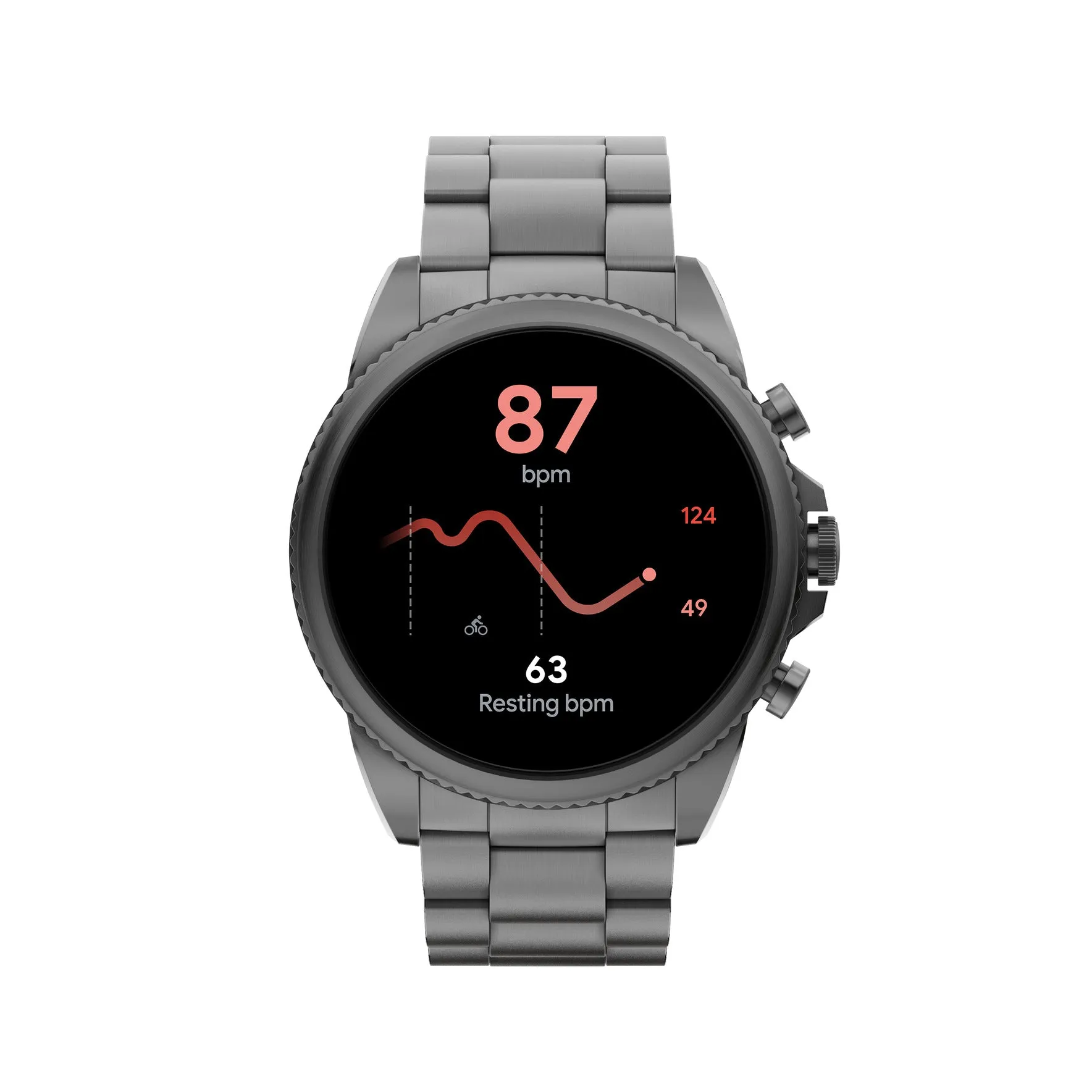 Gen 6 Smartwatch Smoke Stainless Steel FTW4059