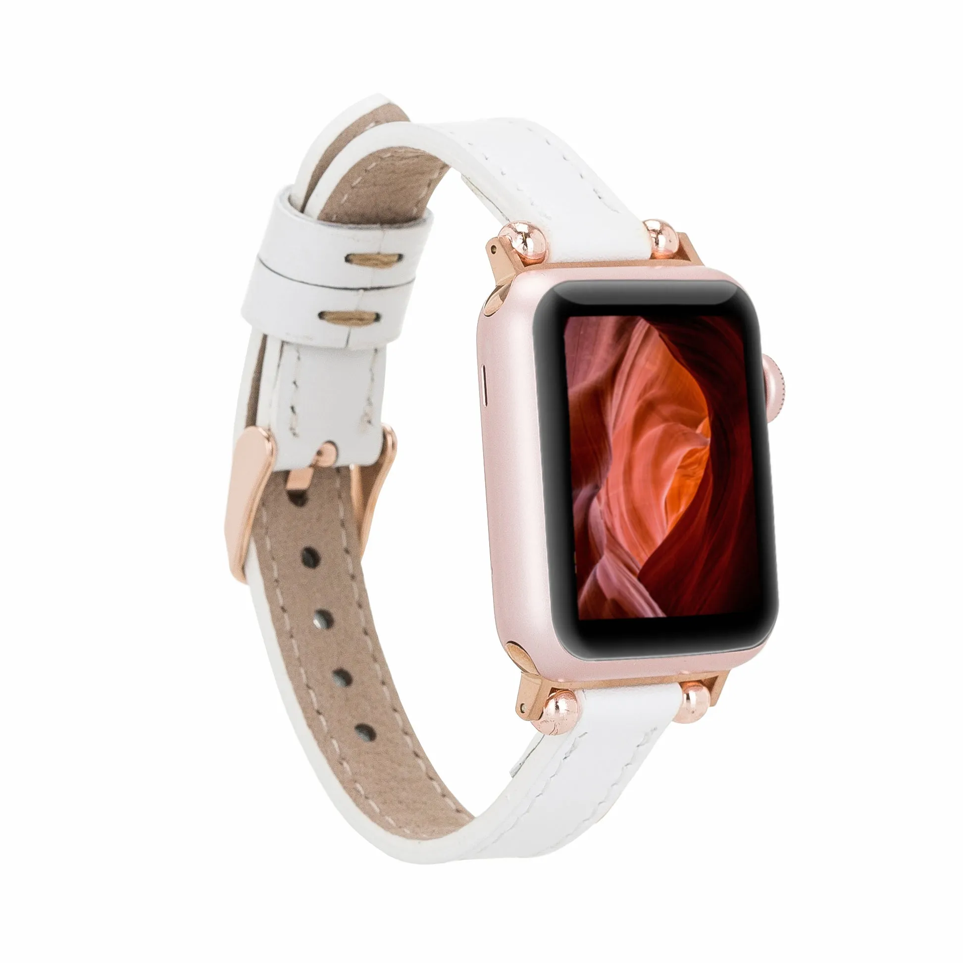 Genuine Leather Fitbit Lüxe Watch Band