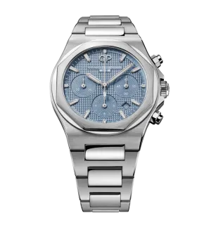 Girard-Perregaux Laureato Chronograph 42mm Watch with Ice Blue Dial