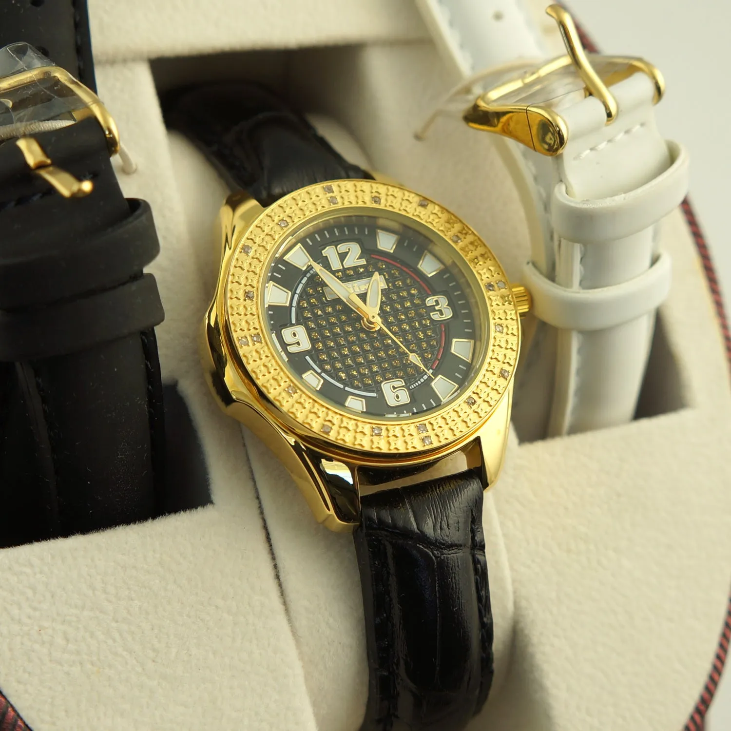 Gold 0.20 Carat Ladies Jojino Diamond Watch