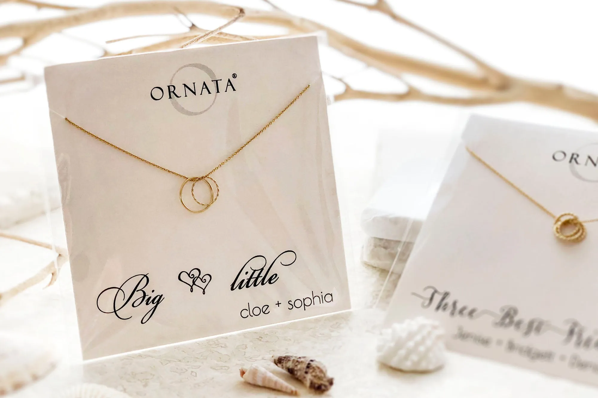 Gold Filled “Three Best Friends" Necklace | Friends & Sisters