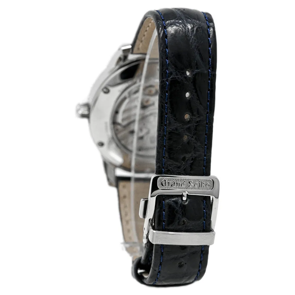 Grand Seiko Men's Spring Drive Stainless Steel 40mm Blue "Snowflake" Dial Watch Reference #: SBGA407