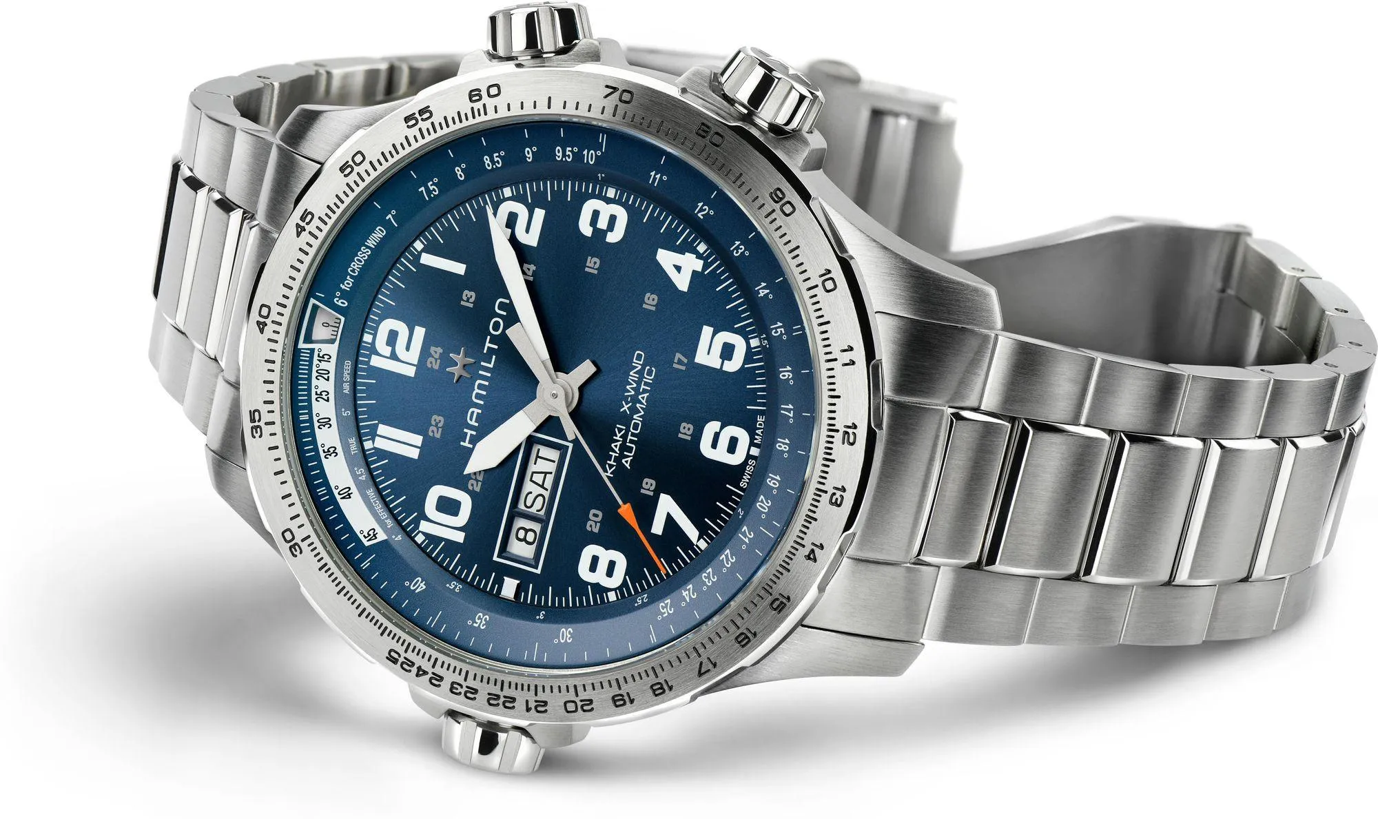 Hamilton Khaki Aviation X-Wind Day Date Automatic Men's Watch H77765141