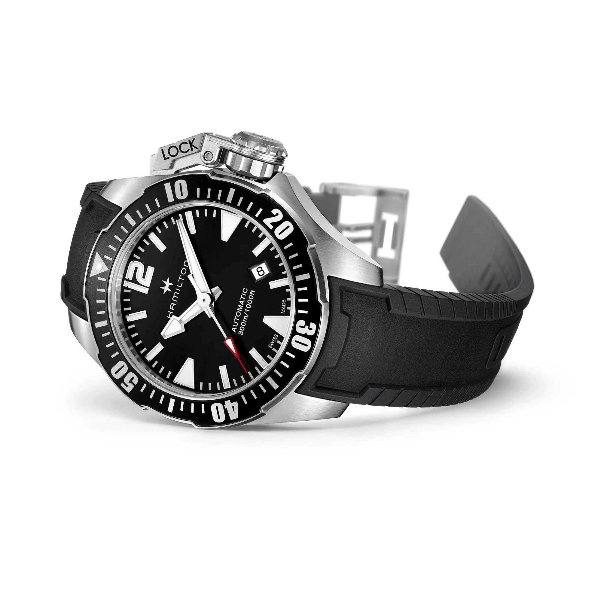 Hamilton Khaki Navy Frogman Automatic Men's Watch H77605335