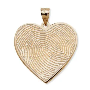Heart-Shaped Custom Print Medal Jewelry